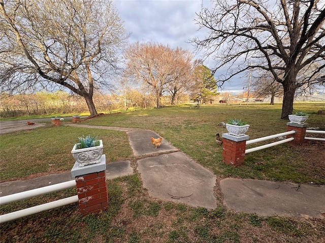 view of yard