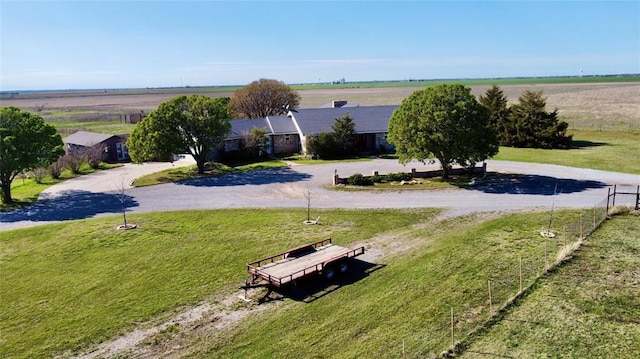 13989 US Highway 183, Hobart, OK 73651 - aerial view of sparsely populated area