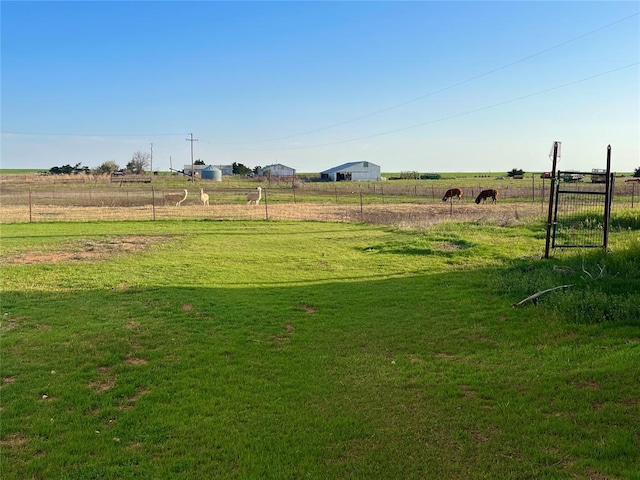 13989 US Highway 183, Hobart, OK 73651 - view of yard featuring a rural view