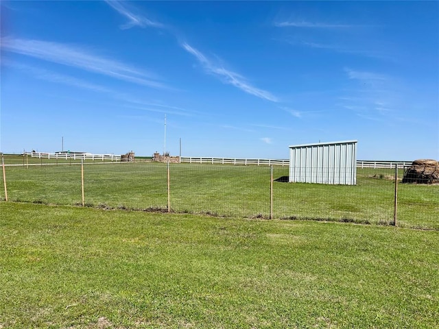 13989 US Highway 183, Hobart, OK 73651 - view of yard with a view of countryside