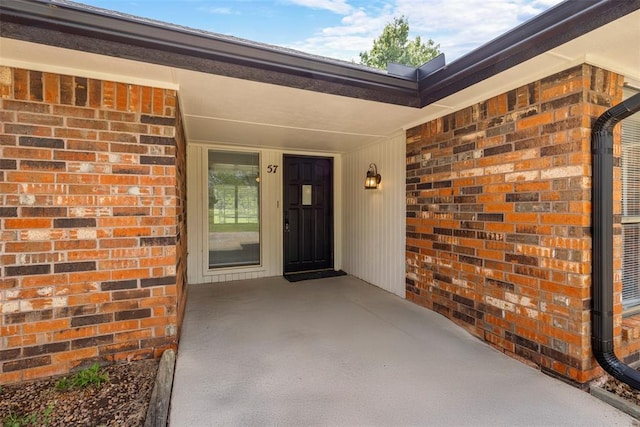 57 Serenada Ln, Shawnee, OK 74804 - entrance to property featuring brick siding