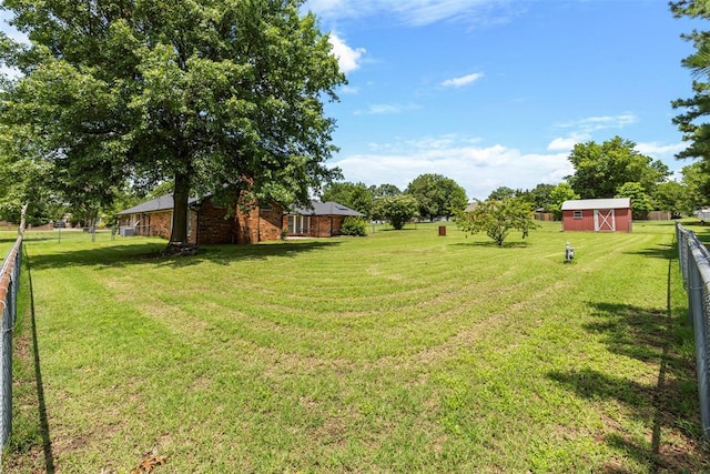 57 Serenada Ln, Shawnee, OK 74804 - view of yard featuring an outdoor structure and a barn