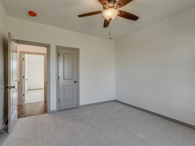 1209 Jozie Way, Tuttle, OK 73089 - carpeted empty room featuring baseboards and ceiling fan