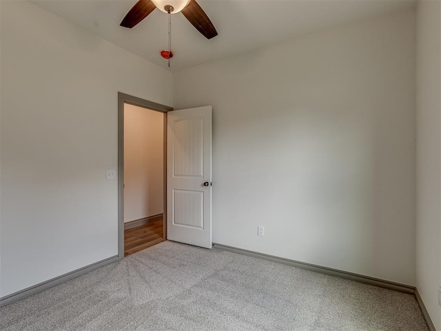 1212 Jaden Blvd, Tuttle, OK 73089 - carpeted empty room featuring ceiling fan and baseboards