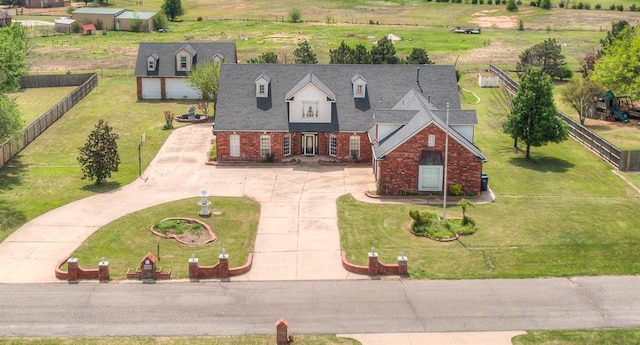 13216 SW 10th St, Yukon, OK 73099 - aerial view of property and surrounding area