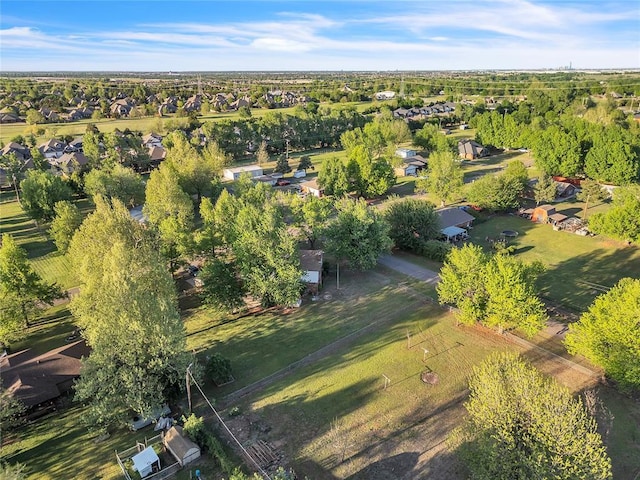 636 E Lea Ter, Mustang, OK 73064 - aerial perspective of suburban area