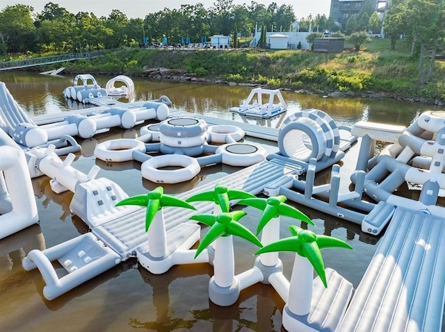 29 Water St Unit 10G, Carlton Landing, OK 74432 - dock area with a water view