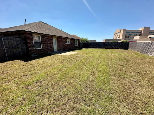 5309 SE 78th St, Oklahoma City, OK 73135 - view of yard with a patio area