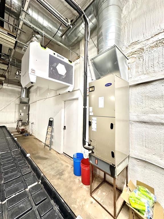 view of utility room