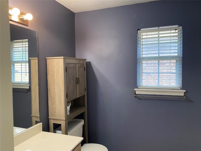 17413 Platinum Ln, Edmond, OK 73012 - bathroom with toilet and vanity