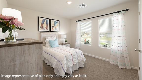 5510 Windstone Ln, Norman, OK 73072 - carpeted bedroom featuring baseboards and recessed lighting
