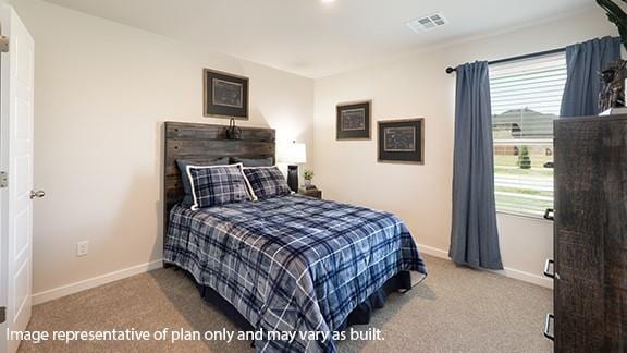 5510 Windstone Ln, Norman, OK 73072 - carpeted bedroom with baseboards