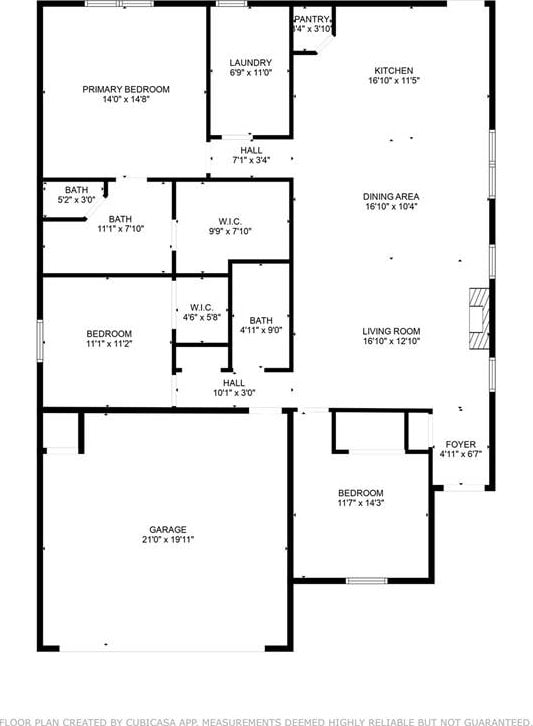 128 E 7th St, Arcadia, OK 73007 - floor plan