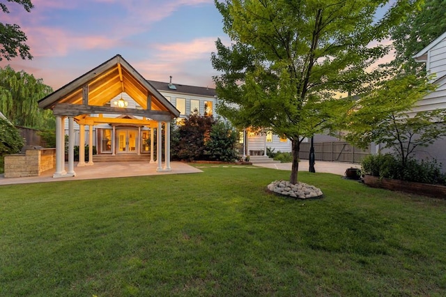 1707 Pennington Way, Nichols Hills, OK 73116 - back of house with french doors