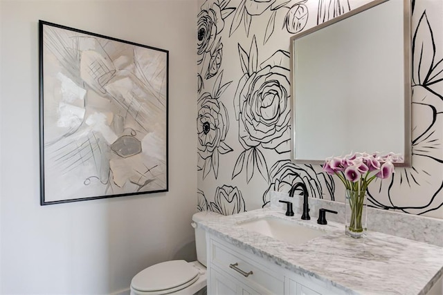 2223 Wintercreek Blvd, Blanchard, OK 73010 - bathroom with vanity and toilet