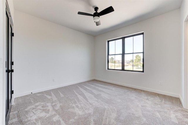 2223 Wintercreek Blvd, Blanchard, OK 73010 - unfurnished room featuring light carpet and a ceiling fan