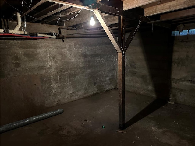 314 N Maryland Ave, Mangum, OK 73554 - view of unfinished below grade area