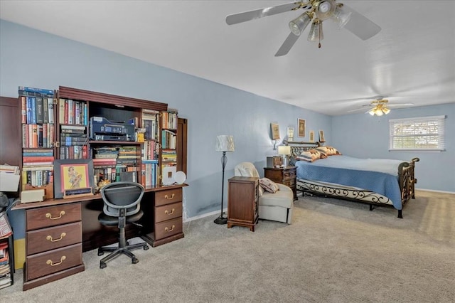 6706 N Woodward Dr, Oklahoma City, OK 73116 - carpeted bedroom featuring an office area