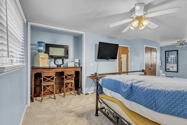 6706 N Woodward Dr, Oklahoma City, OK 73116 - bedroom with carpet flooring and ceiling fan