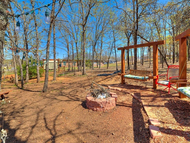 21608 SE 95th St, Mcloud, OK 74851 - view of yard