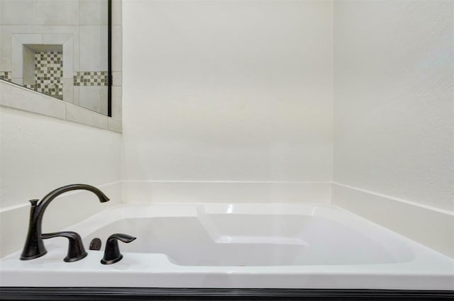 full bath featuring a garden tub