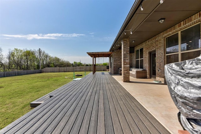 31352 Landrun Ave, Norman, OK 73072 - deck featuring a patio area