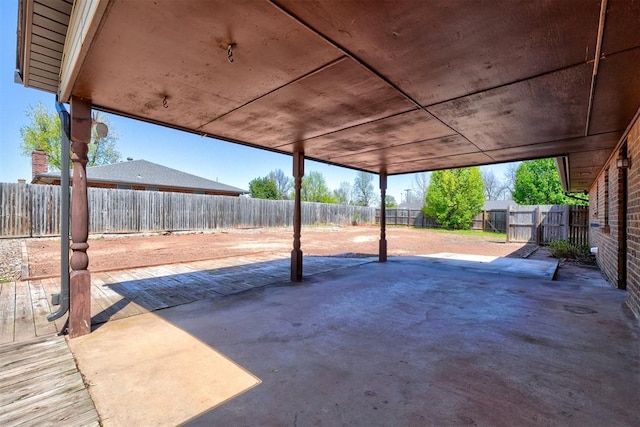 1809 W Aqua Clear Dr, Mustang, OK 73064 - view of patio featuring a fenced backyard