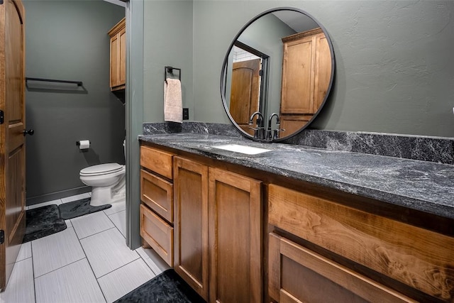 2040 County Road 1336, Blanchard, OK 73010 - bathroom with toilet and vanity