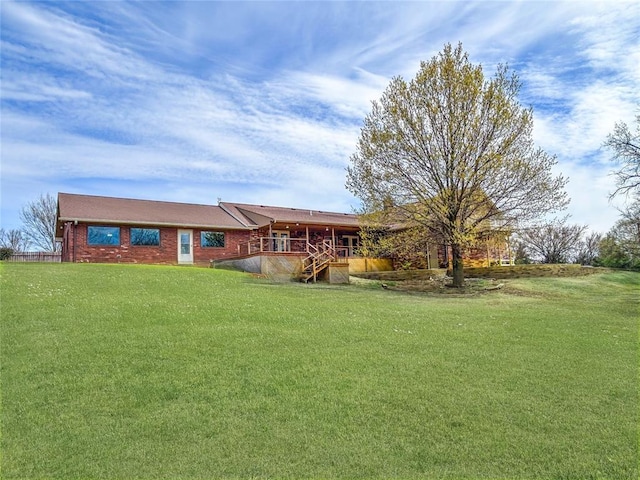 1016 Canyon Ridge Rd, Clinton, OK 73601 - view of front of property featuring a front yard