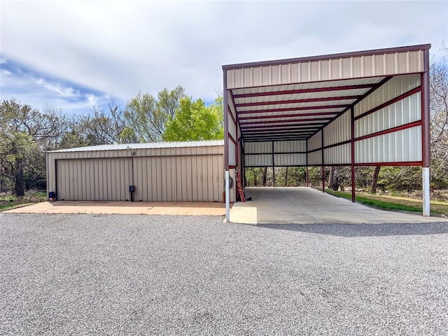 1016 Canyon Ridge Rd, Clinton, OK 73601 - view of parking / parking lot featuring a detached carport