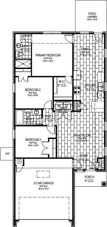 1101 SW 139th St, Oklahoma City, OK 73170 - home floor plan