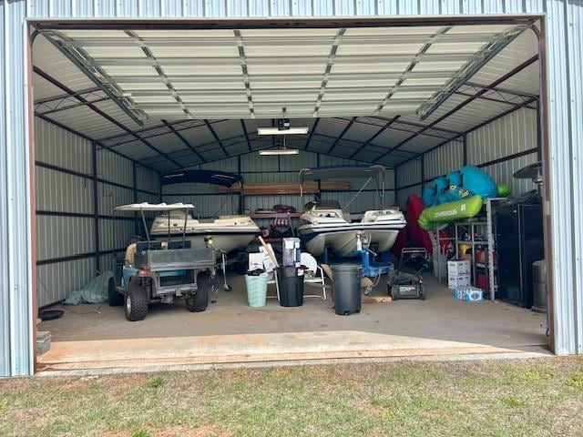 713 Whispering Water Dr, Fort Cobb, OK 73038 - view of garage