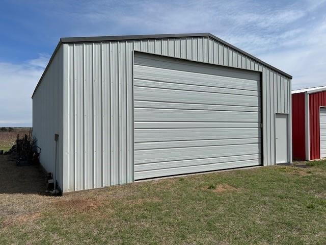 713 Whispering Water Dr, Fort Cobb, OK 73038 - exterior space with an outdoor structure
