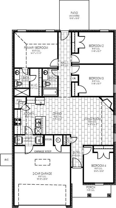 18117 Austin Ct, Edmond, OK 73012 - plan