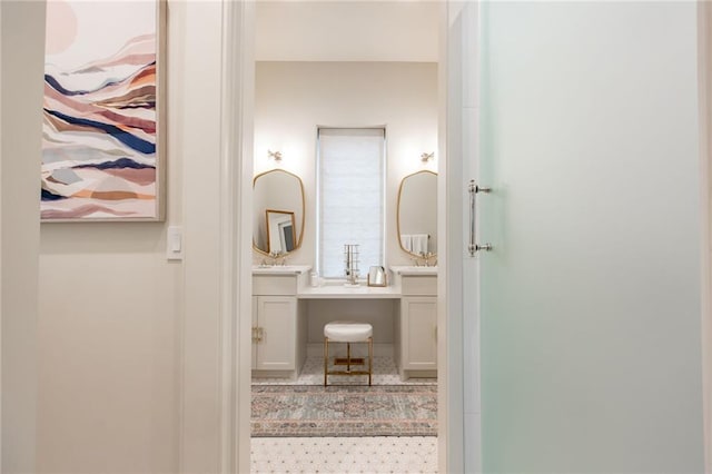 full bathroom featuring vanity