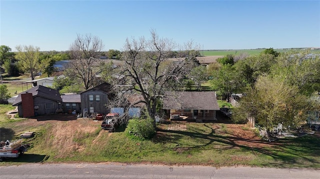 1709 Fisherman Rd, Carnegie, OK 73015 - drone / aerial view