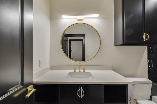 528 NW 112th St, Oklahoma City, OK 73114 - bathroom featuring vanity and toilet