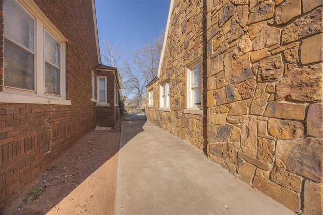 view of side of property