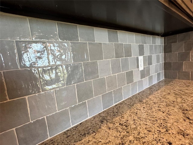 room details with stone counters