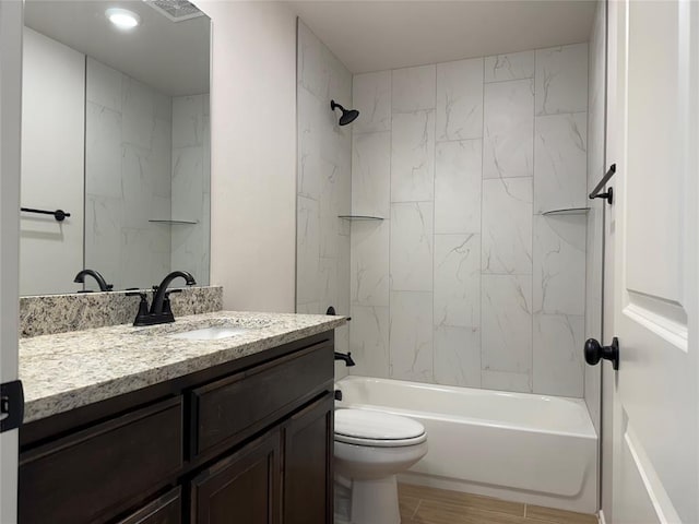24947 Preakness Run, Cashion, OK 73016 - full bathroom with vanity and washtub / shower combination