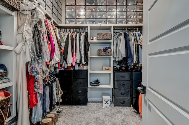 1219 N Adair Ct, Stillwater, OK 74075 - spacious closet featuring carpet floors