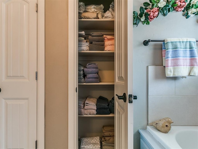 view of closet