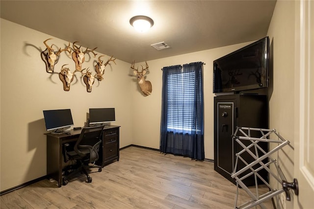 9908 SW 22nd St, Yukon, OK 73099 - office space featuring light wood-style floors and baseboards