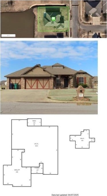 9609 Lakecrest Dr, Oklahoma City, OK 73159 - plan