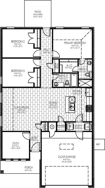1117 SW 139th St, Oklahoma City, OK 73170 - view of layout