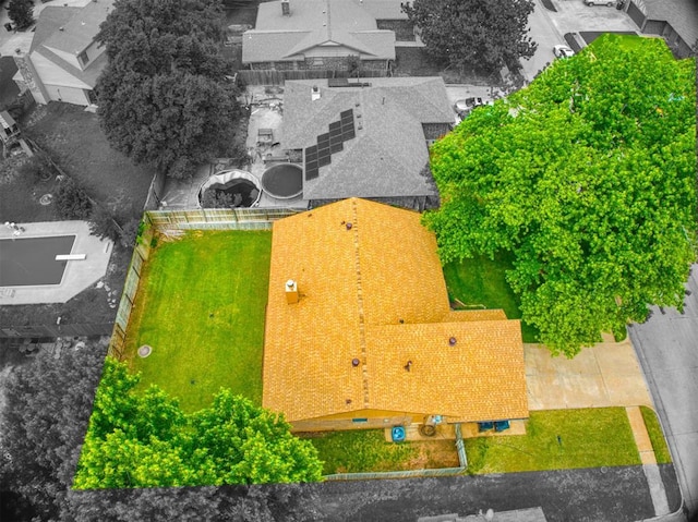 1520 NE 2nd St, Moore, OK 73160 - bird's eye view