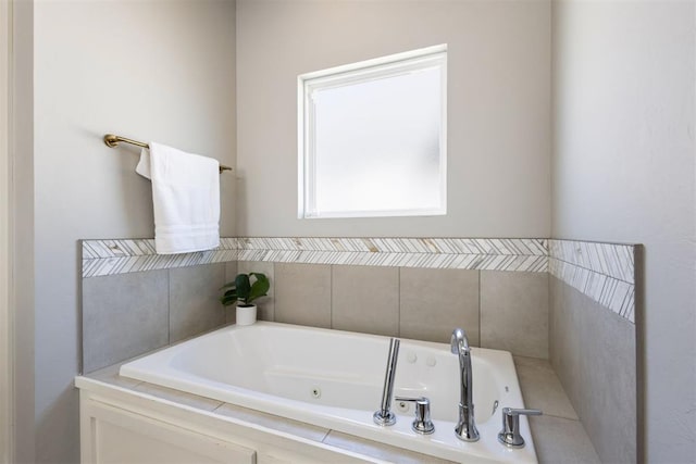 13120 Knight Island Dr, Oklahoma City, OK 73142 - bathroom with a whirlpool tub