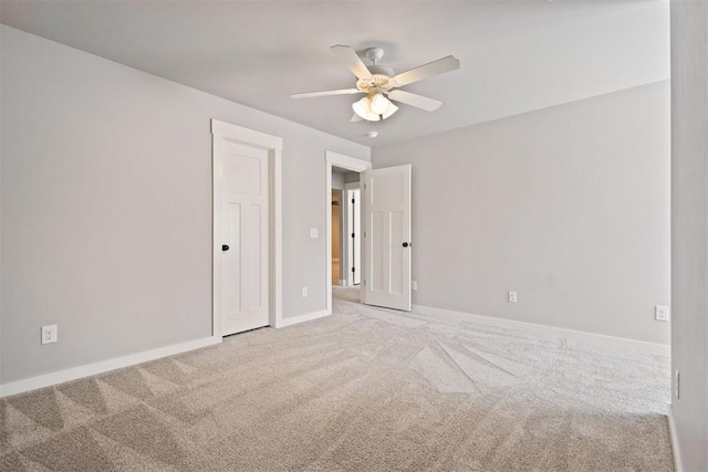 13120 Knight Island Dr, Oklahoma City, OK 73142 - unfurnished room featuring baseboards, a ceiling fan, and carpet floors