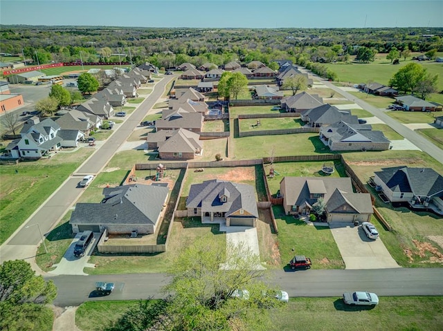 308 W Kerby Ave, Washington, OK 73080 - drone / aerial view with a residential view