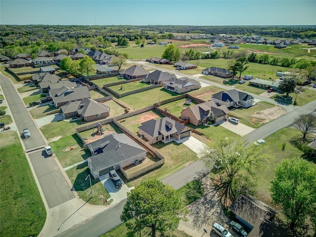 308 W Kerby Ave, Washington, OK 73080 - drone / aerial view featuring a residential view